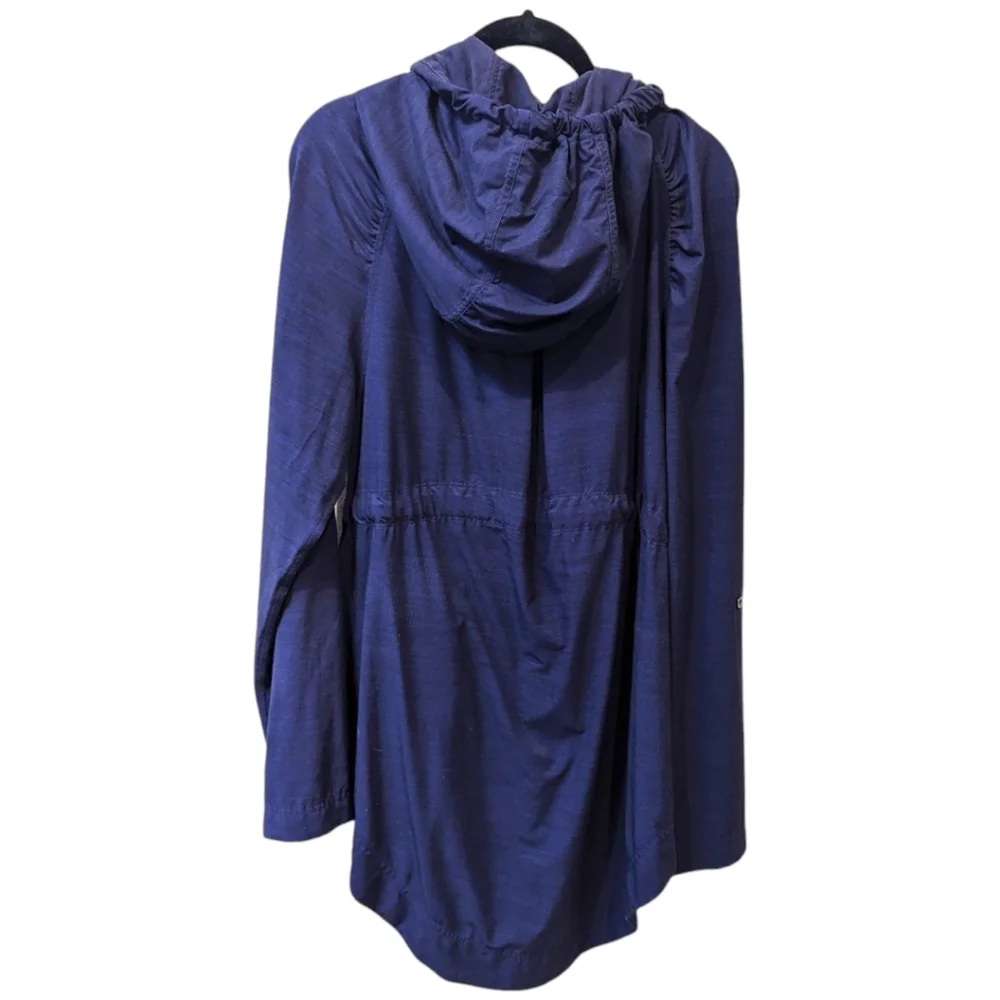 {FLAWS} Lululemon Vitality Full Zip Hooded Purple Anorak Jacket (10)